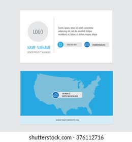 Business card template