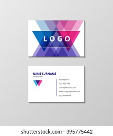 Business card template