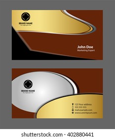 Business card template
