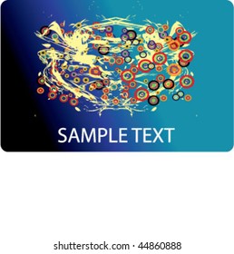 business card template