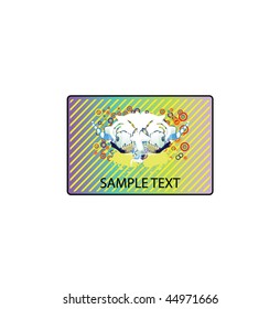 business card template