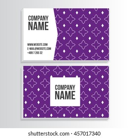 Business card template