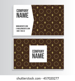 Business card template