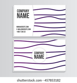 Business card template