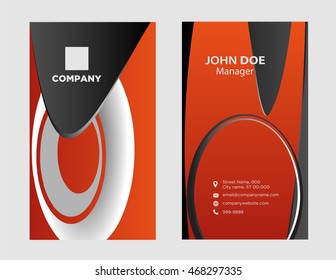 Business card template
