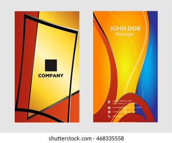 Business card template
