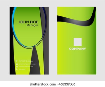 Business card template
