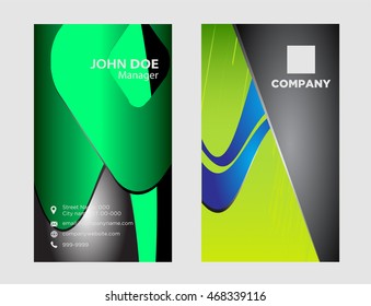 Business card template
