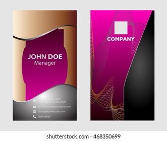 Business card template
