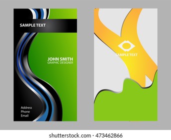 Business card template
