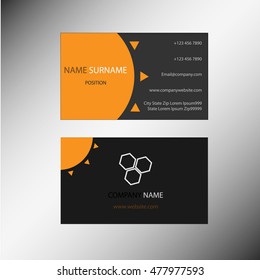 Business card template
