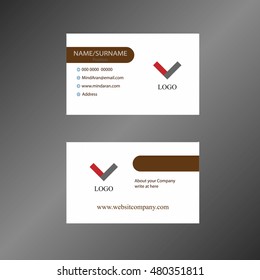 Business card template 