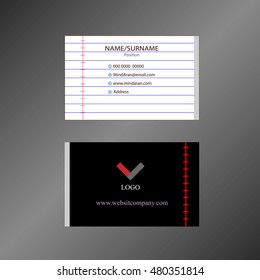 Business card template 