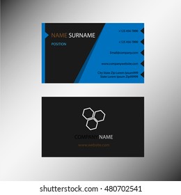 Business card template