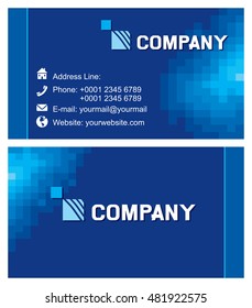 business card template