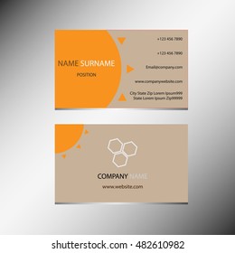 Business card template