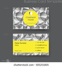 Business card template