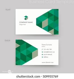 Business card template