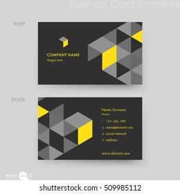 Business card template