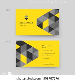 Business card template