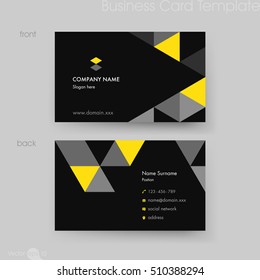 Business card template