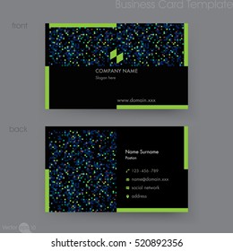 Business card template