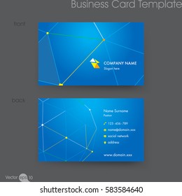 Business card template