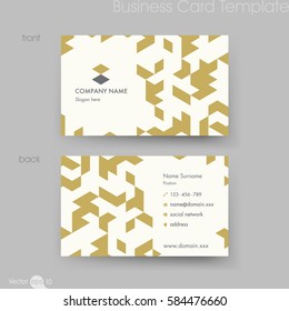 Business card template
