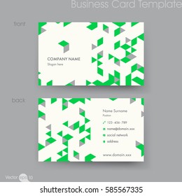 Business card template