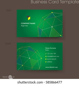 Business card template