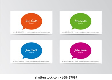 Business card template