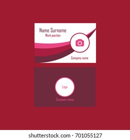 Business card template