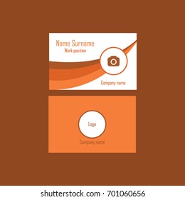 Business card template