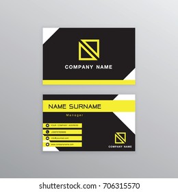 Business card template