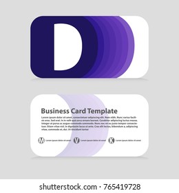 Business card template