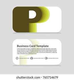 Business card template