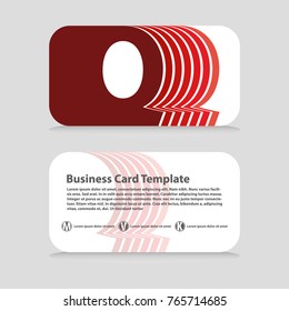 Business card template
