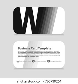 Business card template