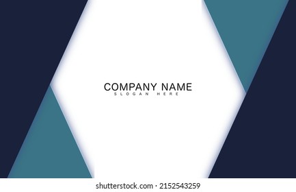 business card template with abstract background, vector abstract, vector illustration