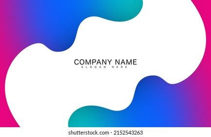 business card template with abstract background, vector abstract, vector illustration
