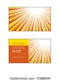 Business Card Template. Abstract Background.
