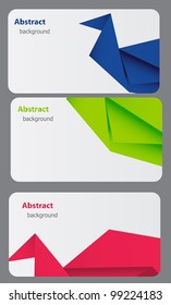 Business Card Template. Abstract bsckground