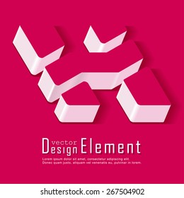 Business card template with alphabet letter H. Vector design element