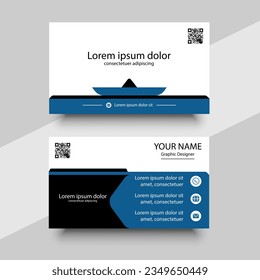 Business card template corporate brand identity design.
