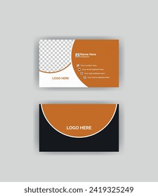Business card template for corporate person, vactor file.