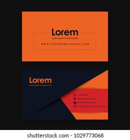 Business Card Template. creative business card