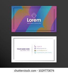 Business Card Template. creative business card