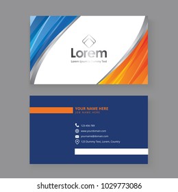 Business Card Template. creative business card