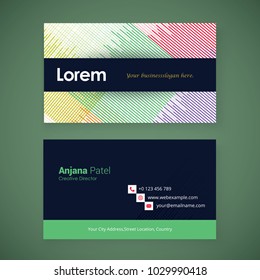Business Card Template. creative business card