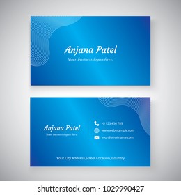 Business Card Template. creative business card